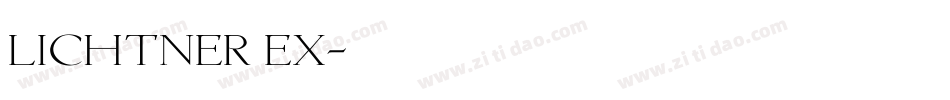 Lichtner Ex字体转换